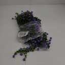 RECUTMS Vine Plant Fake Ferns Plants Large Faux Artificial Hanging Plants Wall Plants Artificial Hanging Plants Outdoors Fake Hanging Plant Greenery Vine for Outdoor Plants Decor 3 Pcs(Purple)