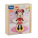 Melissa & Doug Disney Minnie Mouse DressUp Puzzle, 18 Pieces Mix and Match Outfits, Sorting & Matching Toy with Storage Case, Educational Puzzle for Toddlers Ages 3+