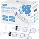 Himo 50 Pack 20mL Syringes with Catheter Tip and Cap Plastic Large Syringes for Liquids, Jello shot Party, Medicine Student, Oral, Scientific Labs, Measuring, Dispensing, Home Care