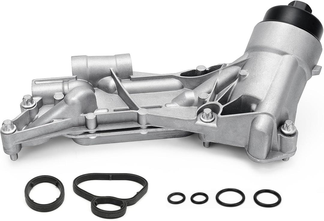 93186324 Engine Oil Cooler with Oil Filter Assembly for 09-11 CHEVROLET AVEO AVEO5,11-16 Chevy Cruze,12-17 Chevy Sonic/09 Pontiac G3/08-09 Saturn Astra Replaces#918-432 12992593 55353323