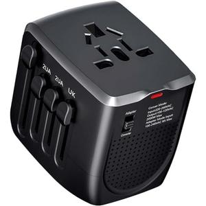 Travelconverter Adapter Voltage Converter That Steps Down 230 Volts to 120 Volts for use in Over 200 Countries,Including The U.S., U.K., Europe, and Australia