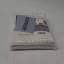 Donren White Linen Back Curtains 2 Panels 52x92