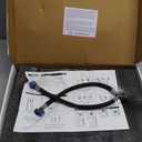 8 Inch Widespread Bathroom Faucet 3 Hole with Pop-up Drain, 2 Handle Bathroom Sink Faucet, Modern Vanity Faucet for Bathroom Sink with 360 Swivel SpoutBrushed Nickel