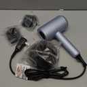 Slopehill Professional Ionic Hair Dryer, Powerful 1800W Fast Drying Low Noise Blow Dryer with 2 Concentrator Nozzle 1 Diffuser Attachments for Home Salon Travel (Matte Blue)