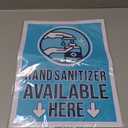 Stockroom Plus Hand Cleaner Here Adhesive Sign Labels, Store Sign (9 x 12 in, 6 Pack)