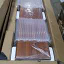 88 Key Weighted Digital Piano - Wooden Desk Electric Piano Transforms Between Desk and Vanity - Progressive Hammer-Action Keyboard, Perfect for Beginners with MIDI Functionality (1852 Brown)