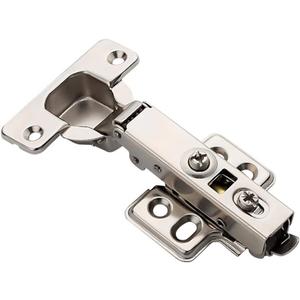 ANGSTROM 10-Pack Frameless Concealed Cabinet Hinges, Soft-Close, 2D Adjustable (Full-Overlay)