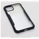 Case for iPhone 14/14 Plus/14 Pro/14 Pro Max, 360 Full Body Shockproof Cover, Ultra Thin Anti Scratch Hard PC Silicone TPU Bumper Rubber Transparent Back Cover (Color : Preto, Size : 14 Pro M