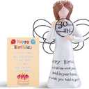 Happy Birthday Gift -Hand-Painted ResinSculpture,Perfect Keepsake for Friends, Family, andLoved Ones (30TH)