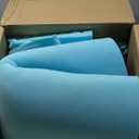 DMI Foam Mattress Topper, Egg Crate Foam Pad, Mattress Pad and Bed Topper for Support, Air Circulation, Pressure Relief and Weight Distribution, Twin Size Mattress, 33 x 72 x 2,Blue