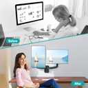 Dual Monitor Wall Mount for 13 to 32 Inch Computer Screens, Monitor Mounts for 2 Monitors Holds Up to 19.8lbs Each,Full Motion Gas Spring Monitor Arm with VESA 75x75/100x100