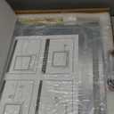 FENNIO Vanity Mirror with Lights, 12" x 16" Lighted Makeup Mirror with Smart Touch Control, 3 Color Modes & Brightness Adjustable, LED Makeup Mirror with 10X Magnification, 360 Rotation for Bedroom (White)