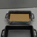 95 Inch Cast Iron Loaf Pan with Lid | Bread Baking Pan | Even Heat Distribution for Homemade Bread, Cake, and Meatloaf | 2 Piece Set