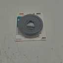 Frost King P D-Section Rubber Self-Stick Weatherseal Tape, 5/16" W, 1/4" T, 17 ft L, Grey
