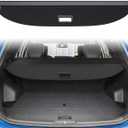 Powerty Cargo Cover for 2015-2018 Hyundai Santa Fe Sport, Retractable Trunk Cover Privacy Cover Truck Shade Replacement for 2015-2018 Santa Fe Accessories(Not for 13-14 Santa Fe Sport)