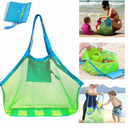 SupMLC Mesh Extra Large Beach Bags and Totes - Holds Toys, Towels, Sand Away - For Children's Toys, Market, Grocery, Picnic