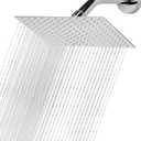 NearMoon Rain Shower Head, High Flow Stainless Steel Rainfall Shower, High Pressure Design, Awesome Shower Experience Even At Low Water Flow (12 Inch Rectangle, Chrome Finish)