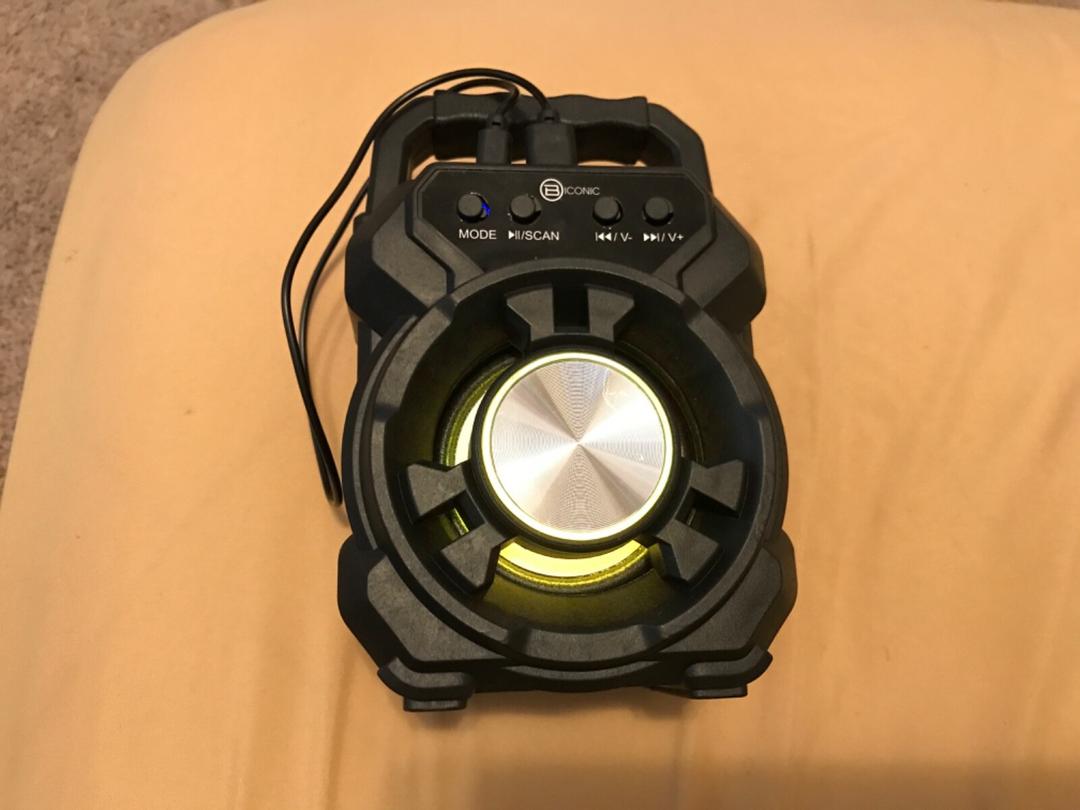 Biconic 3 Inch Mini Karaoke Machine, Portable Bluetooth Speaker, Strong Subwoofer Experience, Funny Toys for Outdoor Portable Square Dance (No Microphones)