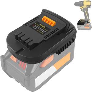 TPDL Adapter for Ridgid AEG 18V Battery to for DeWalt 20V MAX XR Cordless Tools, Use for Ridgid 18V Platform Batteries(Adapter Only)