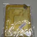 CCMAO Case for iPad (A16) 11th 11" 2025, iPad 10th 2022 with Pencil Holder & Kickstand, Shockproof Protective Slim Thin iPad Case with Glitter Transparent Back Cover for iPad 11/ 10, Yellow Glitter