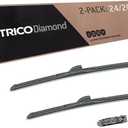 HAYIMCO ™ (25-2420) 24 Inch & 15  inch pack of 2 High Performance Automotive Replacement Windshield Wiper Blades For My Car Super Premium All Weather Beam Blade for Select Vehicle Models