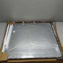 Delma Bathroom Vanity Mirror, Black Framed Bathroom Mirror for Over Sink, High-Definition Bathroom Mirror, Versatile Bathroom Vanity Mirror, Hangs Horizontally or Vertically(30x30, Black)