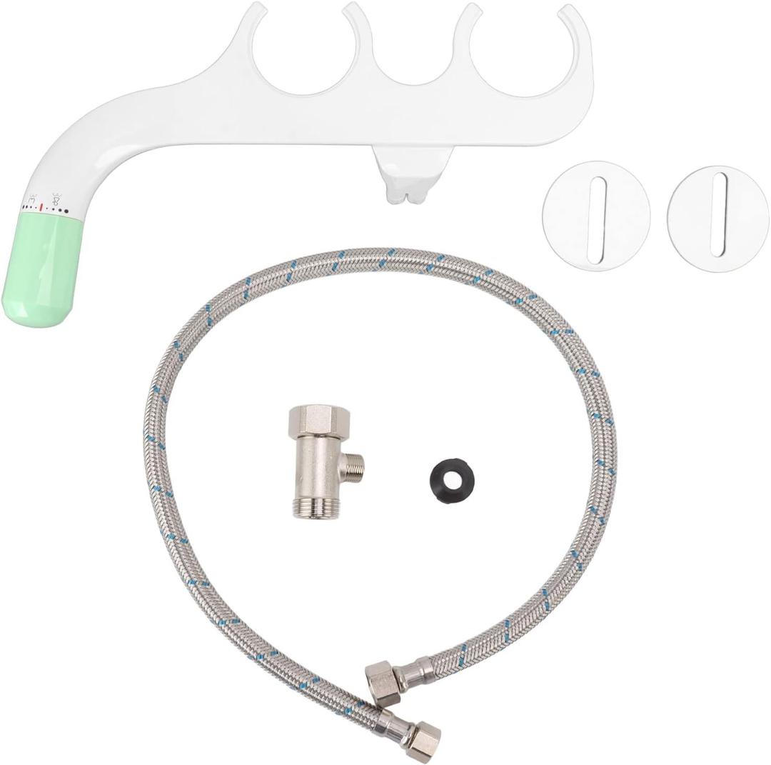 Yosoo Ass Washer Toilet Seat Attachment Ultra Thin Butt Wash Tee Body for Carpet Remover Aerosol Carpet Spot Cleaning Sprays