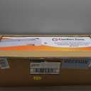 Comfort Zone 1500W Convection Baseboard Heater with Built-In Thermostat, Overheat & Tip-Over Protection, Dent-Proof Ends, Plug-In Portable, Ideal for Home, Bedroom & Office, White