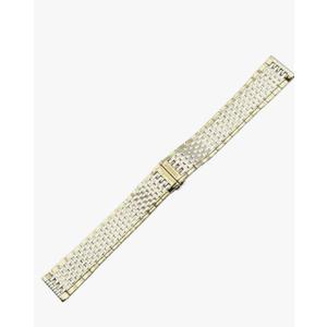 Stainless Steel Snap Clasp Watch Band, Universal Metal Bracelet For Women, 12/13/14/16/18/19mm.
