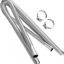Diesel Heater Replacement Exhaust Pipe, 300cm,118.11inch, Single Layer Stainless Steel Air Generator Extension Kit Fuel Tank Gas Vent Hose (300cm single-layer)