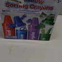 Learning Resources Rainbow Sorting Crayons - Toddler Gifts, Toddler Accessories, Jumbo Stacking Toys, Fine Motor Skills, Classroom And Preschool Activities, Montessori