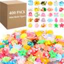 Barydat 400 Pcs Mini Resin Decor Figures Bulk for Pranks Tiny Hide Crafts Luminou Glow in The Dark Starfish Sea Micro Landscape Aquarium Miniature Stuff for Garden Party Favor Gift Decoration