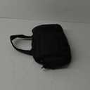 Large Travel Toiletry Bag for Women, Waterproof Puffy Organizer with Wide Handle & Shoulder Strap, Extra-Large Cosmetic Bag with Dry-Wet Separation for Toiletries & Beauty Essentials (Black)