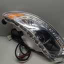 Seassauto Headlight Assembly For International Durastar 4300 Truck 2001-2016,Black Headlamp Replacement Pair Driver And Passenger Side