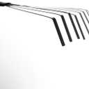 Extendable Handle Rake,Shrub Rake,for Clean up Debris Lawn Shrub Bush and Flowers