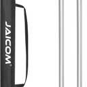 JAICOM Adjustable Tarp Poles, Tent Poles for Camping, Set of 2, 7'6" Telescoping Poles for Tarp, Shelter, Canopy, Tent, Awning, Hiking, Hammock Rain Fly