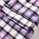 NOVOCCT Men's Plaid Slim Fit Blazer Jacket, Lightweight 2-Button Casual Sport Coat, Formal & Everyday Blazer for Men, S, Purple Light 