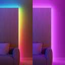 Govee RGBIC LED Strip Lights, Smart LED Lights for Bedroom, Bluetooth LED Lights APP Control, DIY Multiple Colors on One Line, Color Changing LED Strip Lighting Music Sync, Home Decor, 16.4ft