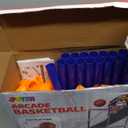 JOYIN Arcade Basketball Game Set with 4 Balls and Hoop for Kids 3 to 12 Years Old Indoor Outdoor Sport Play - Easy Set Up - Air Pump Included - Ideal for Competition