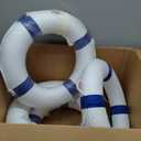 20 Inch Safety Life Preserver Ring Buoy for Swimming, Swim Foam Ring - Pool Safety Throw Rings, Rescue Lifeguard Wall Decoration