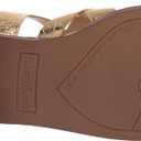 Franco Sarto Women's Ina Strappy Sandal Flat (Beige)