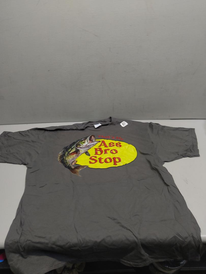 Vintage Thats My Ass Bro Stop Funny Fishing T-Shirt 2XL