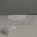 upsimples Acrylic Shelves for Bathroom Storage, 15" Floating Shelves Wall Organizer for Perfume, Make up, Skincare, Kids Bookshelf for Bedroom, Nursery, Living Room Decor, Clear, 2 Pack