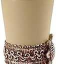 Avanti Braided Medallion Lotion Pump, Gold, 
5.5"L x 2.59"W x 8.38"H
