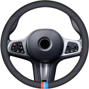 2025 Nappa Leather Car Steering Wheel Cover for BMW X3 X5 X1 X4 X7 X6 2 5 3 7 8 4 M2 M3 M4 M5 M6 M8 Series IX 328i 528i 535i 530i 540i 320i 330i 325i e90 e60 f30 Accessories