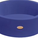 HARBOLLE Baby Ball Pit 35.4" Soft Round Memory Foam Ball Pits NOT Included Balls Indoor Outdoor Playpen for Babies Toddlers Kids Great Gift for Girls Boys, Teal And Blue