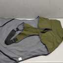 Large Dog Winter Raincoat, Waterproof Warm Jacket with Velvet Lining for Cold Weather, Windproof Insulated Rain Coat with Reflective Strips for Extra Big Dog (Green, XXL)