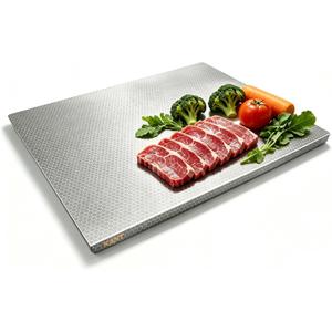 Stainless Steel Cutting Board,Micro-Texture,19.7*15.7 inch