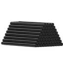 Black Hot Glue Sticks 4" Long 0.27" Dia, Mini Size Glue Sticks for Glue Gun, Dual Temp All Purpose Craft Adhesive, 60-Pack