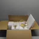 Luka Tech 35OZ Enamel Glass Flower Teapot With Removable Loose Tea Leaf Infuser Tea Maker,Gifts For Women,Mom,Mothers Day,Christmas,Birthday,Valentines Day,4 cups